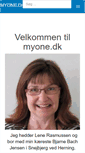 Mobile Screenshot of myone.dk