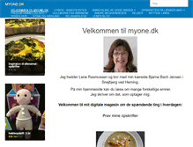 Tablet Screenshot of myone.dk