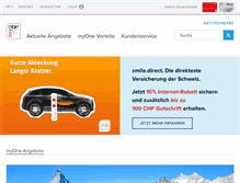 Tablet Screenshot of myone.ch